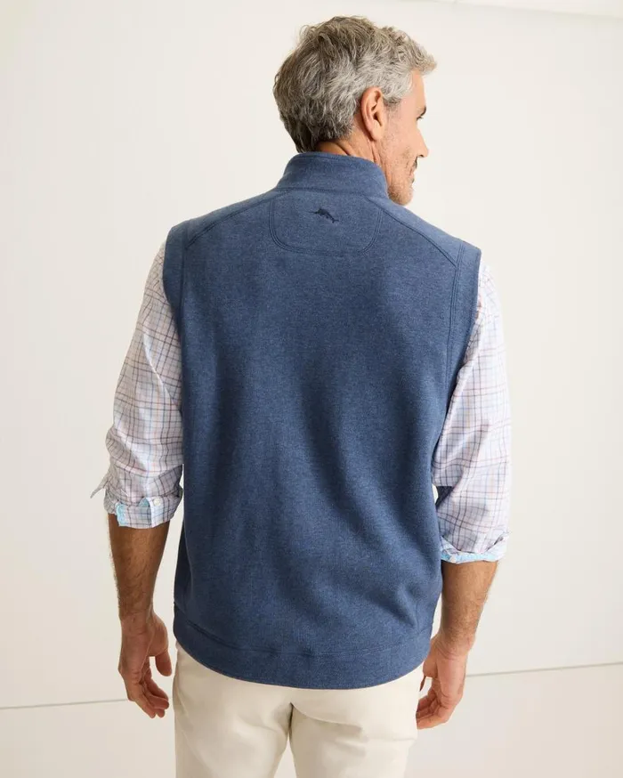 Tommy Bahama Jackets and Outerwear Flip Coast Reversible Vest Blue Note Heather 8211 Men Tommy Bahama Jackets and Outerwear Flip Coast Reversible Vest Blue Note Heather 8211 Men