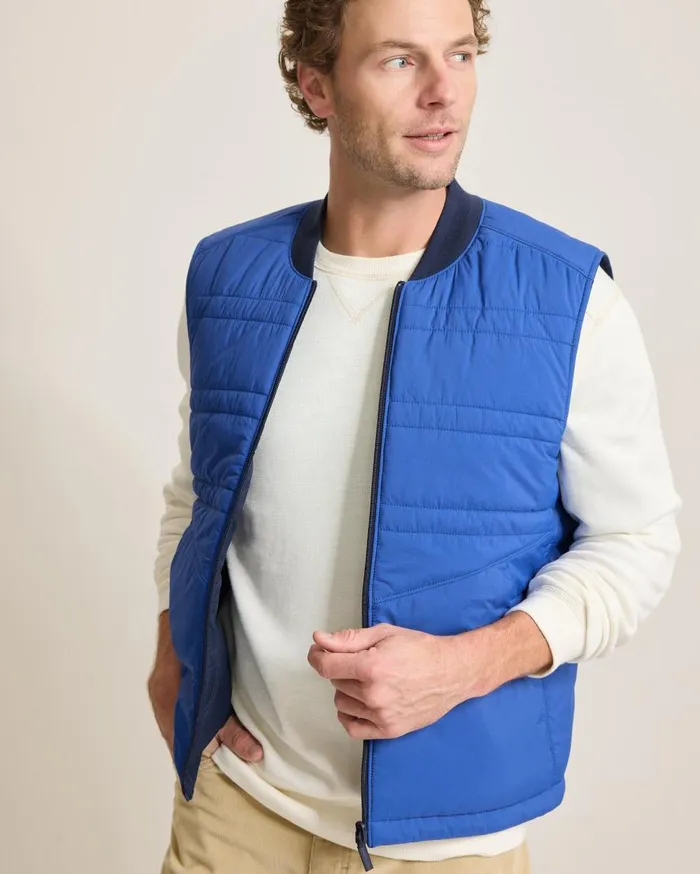 Tommy Bahama Jackets and Outerwear Fresno Flip Reversible Vest Ocean Deep 8211 Men