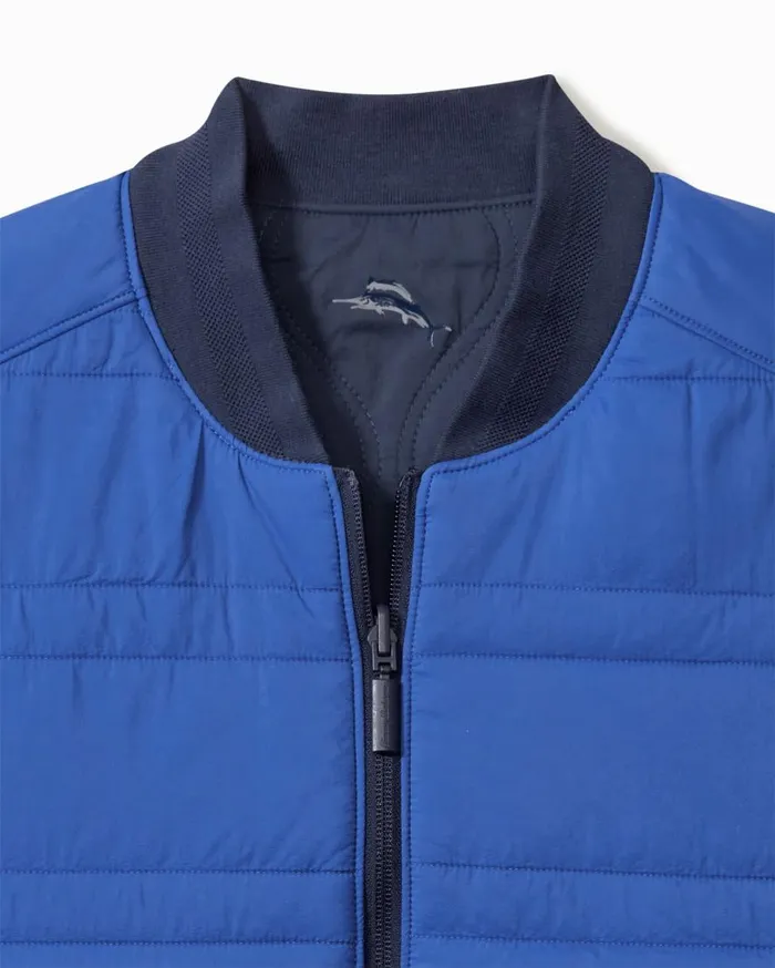 Tommy Bahama Jackets and Outerwear Fresno Flip Reversible Vest Ocean Deep 8211 Men