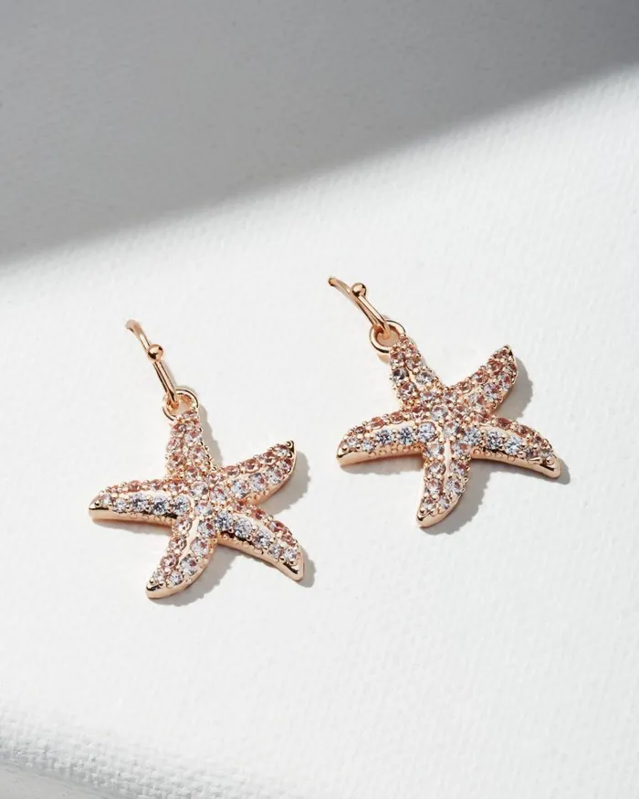 Tommy Bahama Jewelry Island Essence Rose Gold Starfish Drop Earrings Rose Gold 8211 Women Tommy Bahama Jewelry Island Essence Rose Gold Starfish Drop Earrings Rose Gold 8211 Women