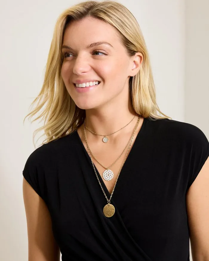 Tommy Bahama Jewelry Madeira Mother Of Pearl Flower MultiRow Necklace Gold 8211 Women Tommy Bahama Jewelry Madeira Mother Of Pearl Flower MultiRow Necklace Gold 8211 Women