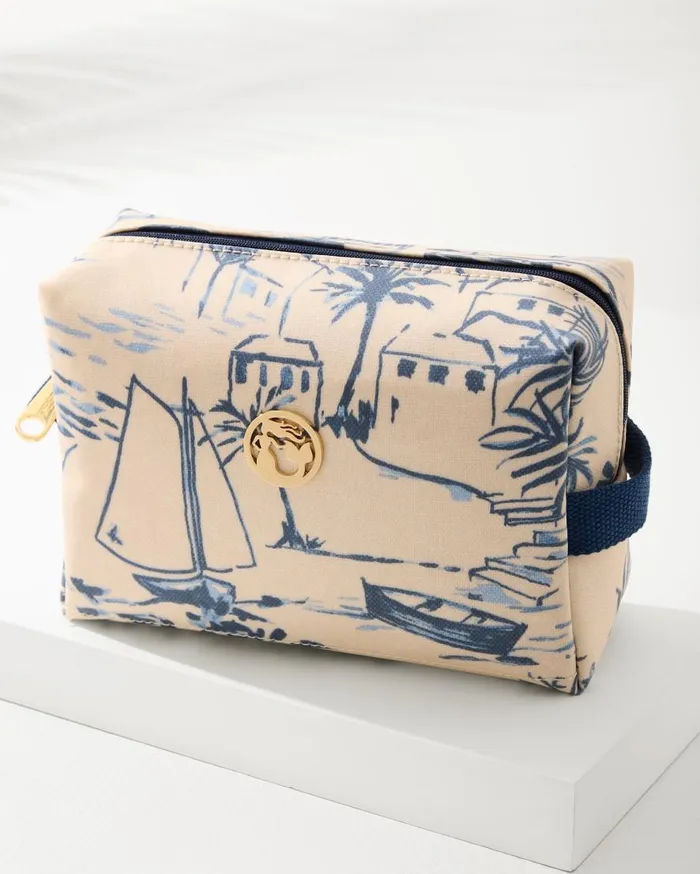 Tommy Bahama Luggage and Travel Daise Seascape Cosmetic Case Daise Seascape 8211 WomenBeach and Home