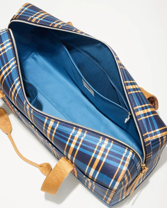 Tommy Bahama Luggage and Travel Kalalanta Duffel Bag Navy Plaid 8211 WomenBeach and Home Tommy Bahama Luggage and Travel Kalalanta Duffel Bag Navy Plaid 8211 WomenBeach and Home