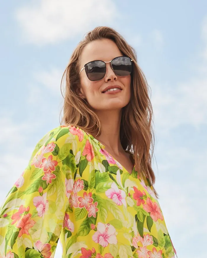 Tommy Bahama Maui Jim Sunglasses Tiger Lily Sunglasses By Maui Jim Gloss Black 8211 MenWomen