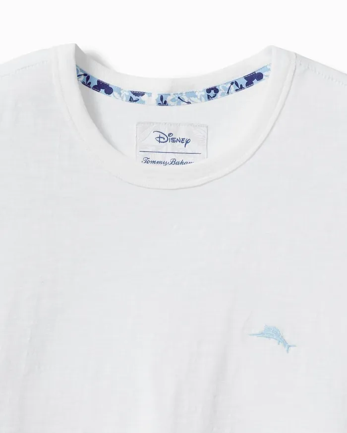 Tommy Bahama Shirts Disney Paradise Bound ShortSleeve Lux TShirt White 8211 Men