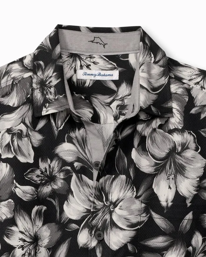 Tommy Bahama Shirts Hibiscus Hideaway Silk Camp Shirt Black 8211 Men Tommy Bahama Shirts Hibiscus Hideaway Silk Camp Shirt Black 8211 Men