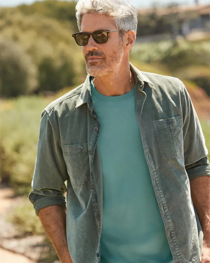 Tommy Bahama Shirts Paradise Pima TShirt Sea Spray 8211 Men