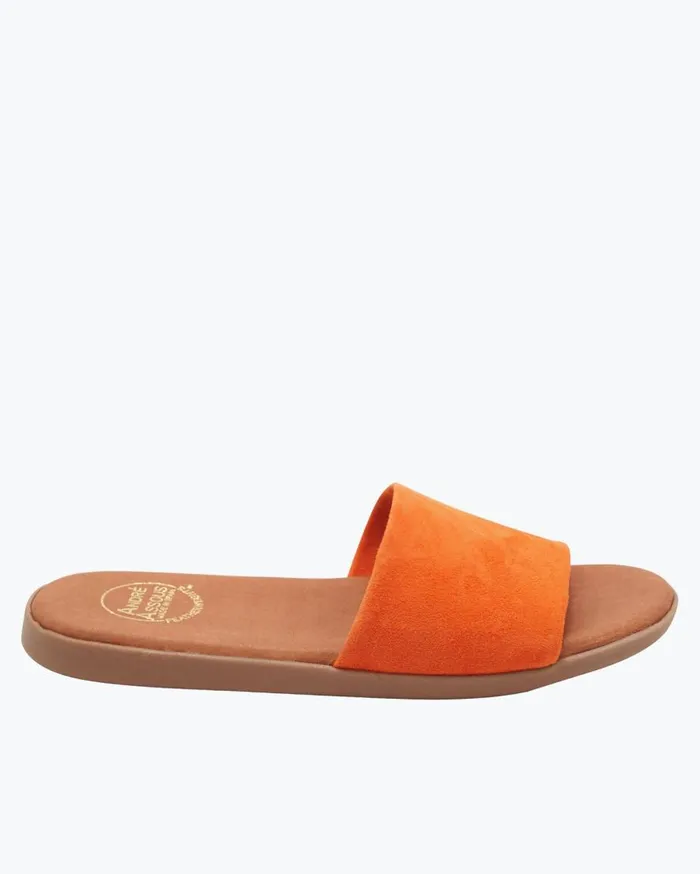 Tommy Bahama Shoes and Sandals Andr Assous Paloma Suede Featherweights Sandals Orange 8211 Women