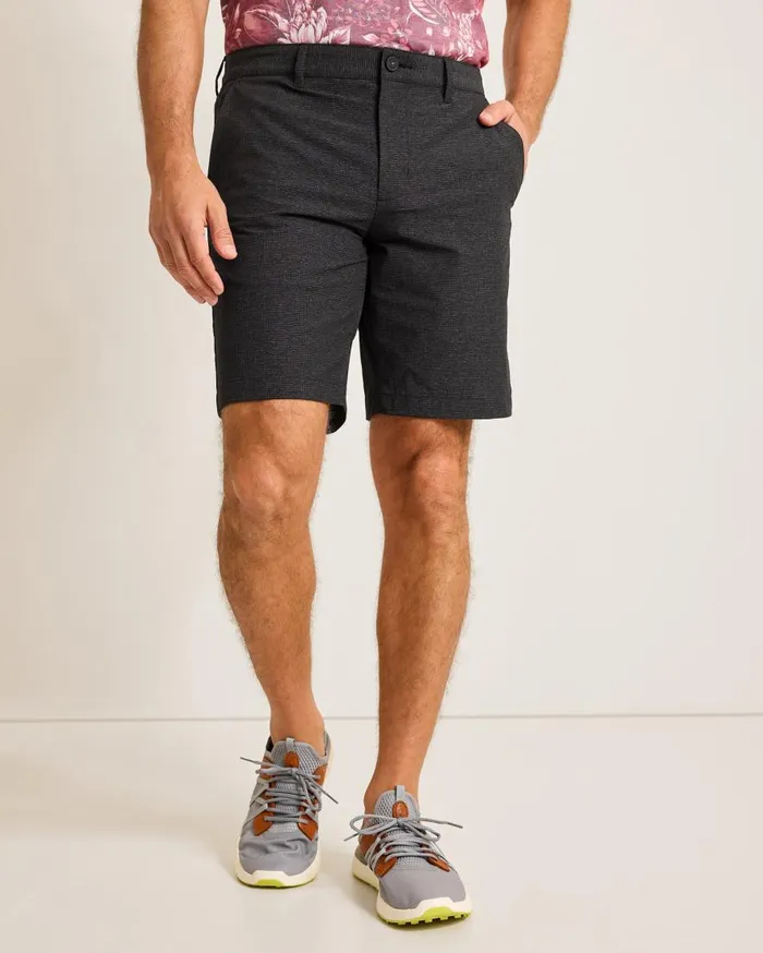 Tommy Bahama Shorts Chip Shot IslandZone 9Inch Shorts Black 8211 Men
