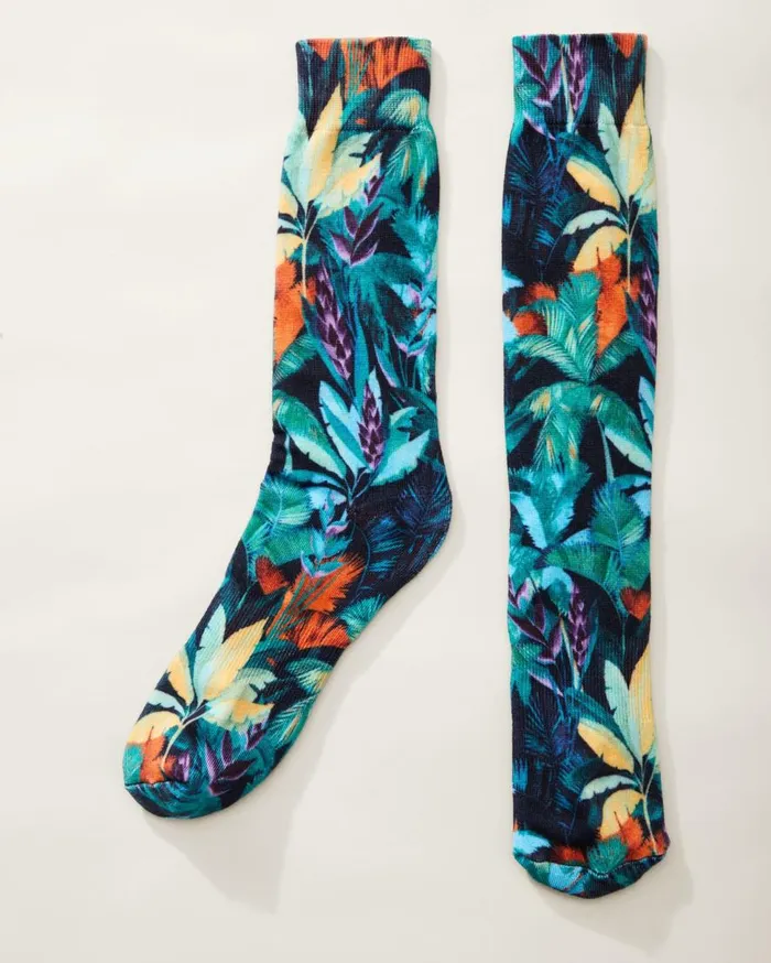 Tommy Bahama Socks Shady Palms Socks Island Navy 8211 Men