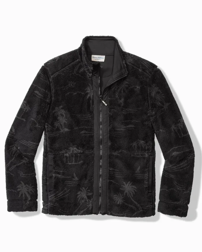 Tommy Bahama Sweatshirts Twilight Shore Reversible FullZip Jacket Black 8211 Men