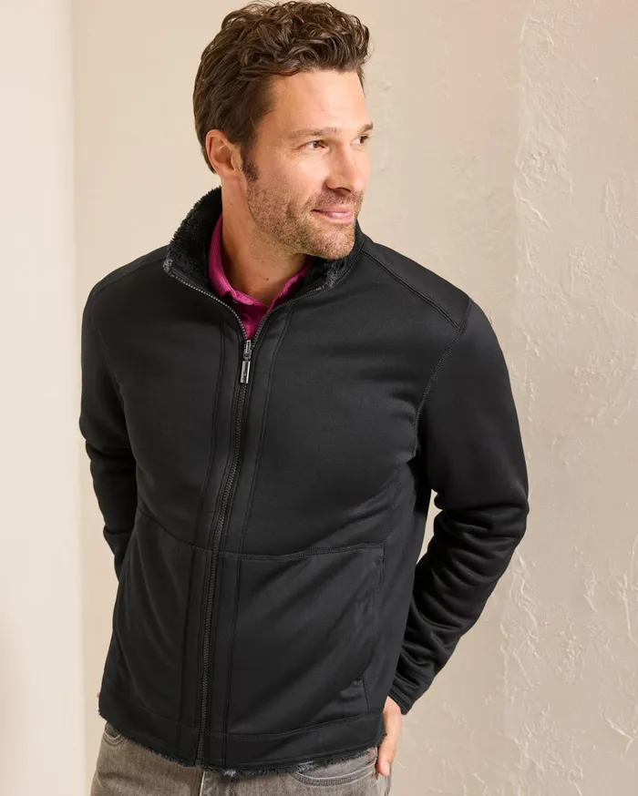 Tommy Bahama Sweatshirts Twilight Shore Reversible FullZip Jacket Black 8211 Men Tommy Bahama Sweatshirts Twilight Shore Reversible FullZip Jacket Black 8211 Men