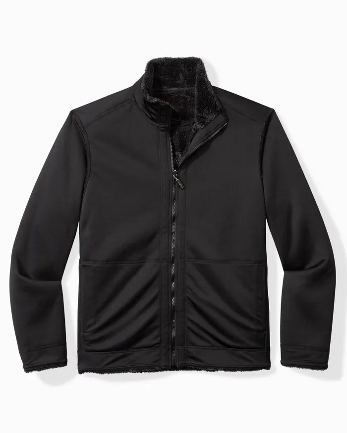 Tommy Bahama Sweatshirts Twilight Shore Reversible FullZip Jacket Black 8211 Men Tommy Bahama Sweatshirts Twilight Shore Reversible FullZip Jacket Black 8211 Men