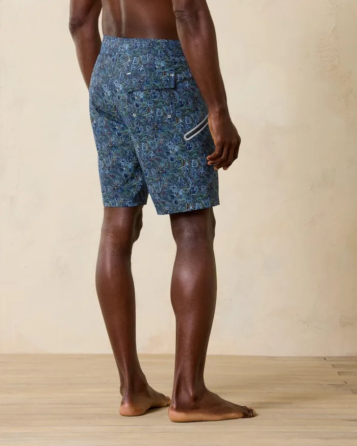 Tommy Bahama Swim and Boardshorts Molokai Hidden Paradise 9Inch Boardshorts Deep Space 8211 Men