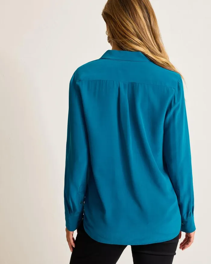 Tommy Bahama Tops and Shirts Classic LongSleeve Silk Shirt Academy 8211 Women Tommy Bahama Tops and Shirts Classic LongSleeve Silk Shirt Academy 8211 Women