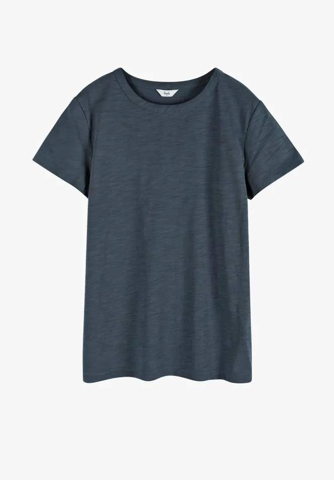 Tops and TShirts Women Hush Boxy Crew Tee Washed Black