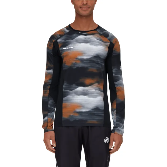 Tops Men Mammut Aenergy FL Longsleeve Light Fader Black Tops Men Mammut Aenergy FL Longsleeve Light Fader Black