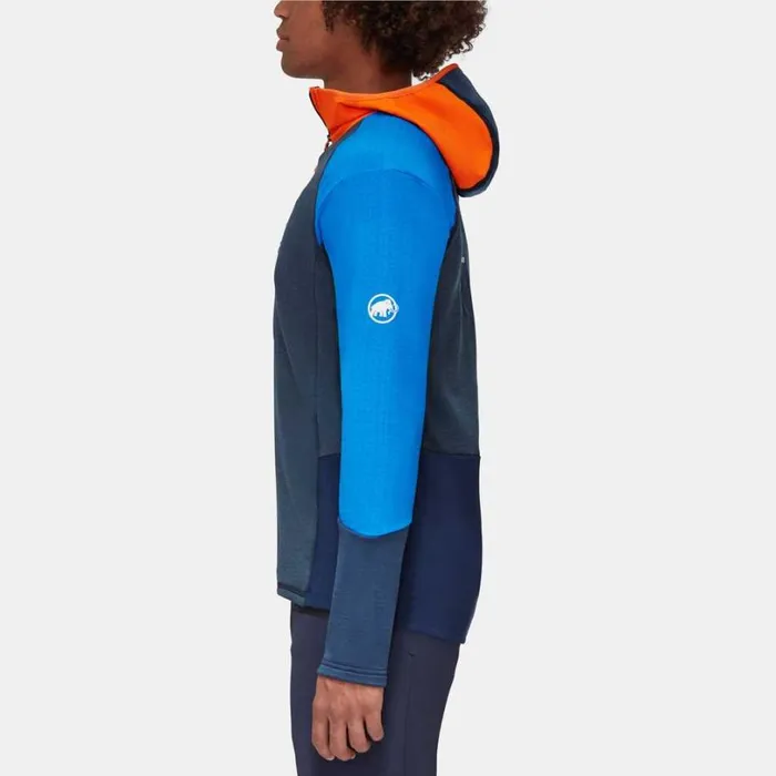Tops Men Mammut Eiswand Advanced ML Hooded Jacket Nightazurit Tops Men Mammut Eiswand Advanced ML Hooded Jacket Nightazurit