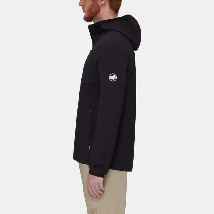 Tops Men Mammut Madris Light ML Hooded Jacket Black Tops Men Mammut Madris Light ML Hooded Jacket Black