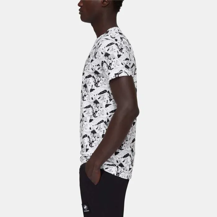Tops Men Mammut Massone TShirt Climbing Scene Whiteblack Tops Men Mammut Massone TShirt Climbing Scene Whiteblack