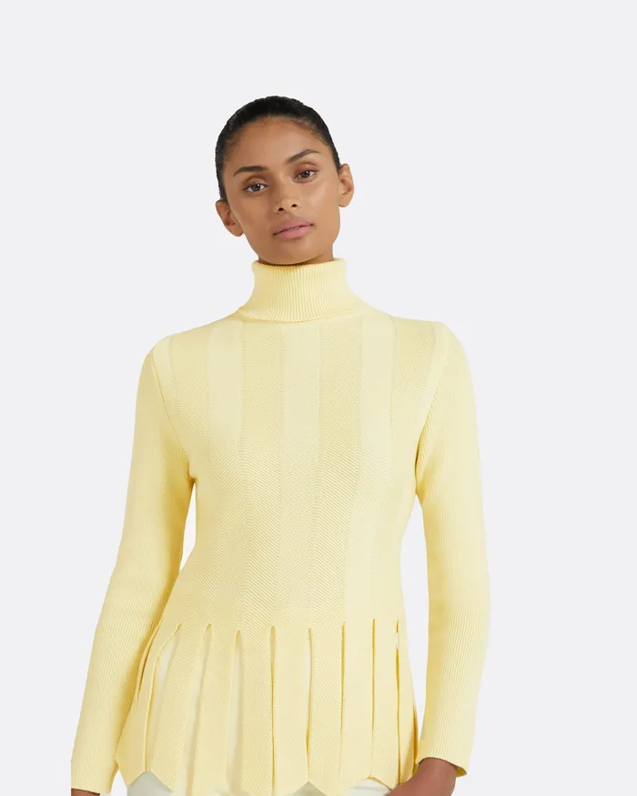 Tops Safiyaa Women Cava Pale Primrose Knit Pale Primrose