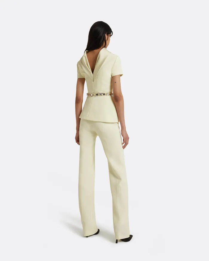Tops Safiyaa Women Elvan Embroidered Sorbet Top Sorbet