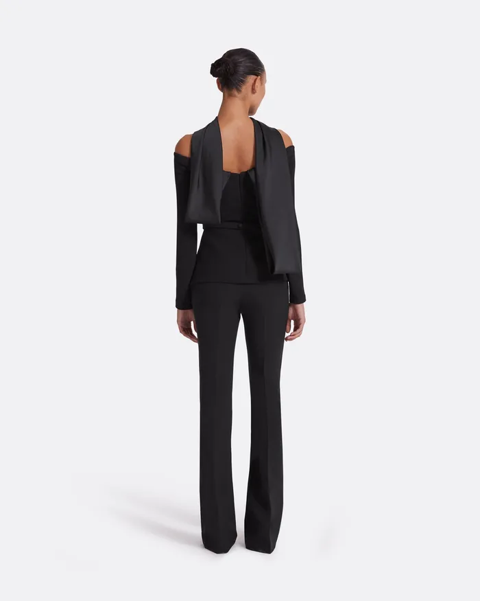 Tops Safiyaa Women Ludovica Black Top Black