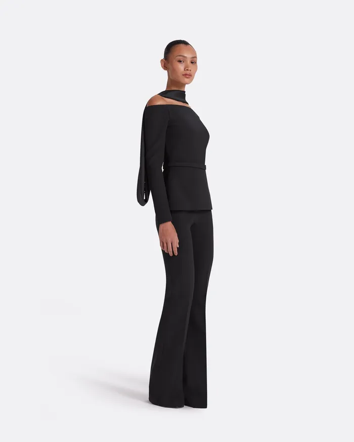 Tops Safiyaa Women Ludovica Black Top Black