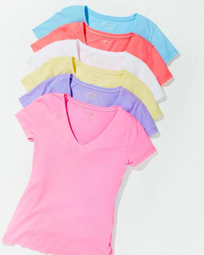 Tops WomenHome and Gifts Lilly Pulitzer Meredith Tee Resort White Tops WomenHome and Gifts Lilly Pulitzer Meredith Tee Resort White