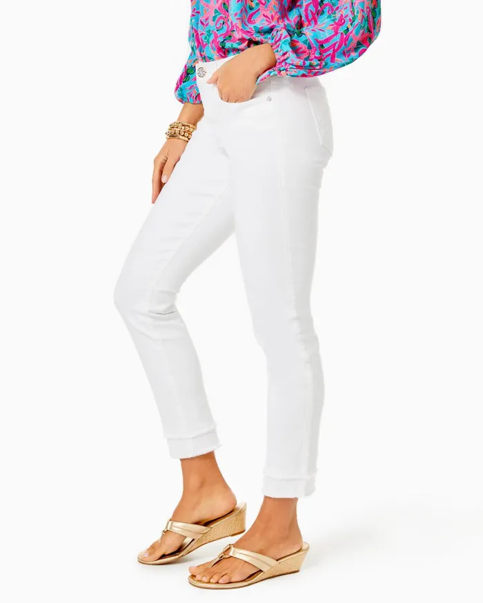 Tops Women Lilly Pulitzer Bekah 34 Sleeve Eyelet Top Resort White Funflower Eyelet Tops Women Lilly Pulitzer Bekah 34 Sleeve Eyelet Top Resort White Funflower Eyelet