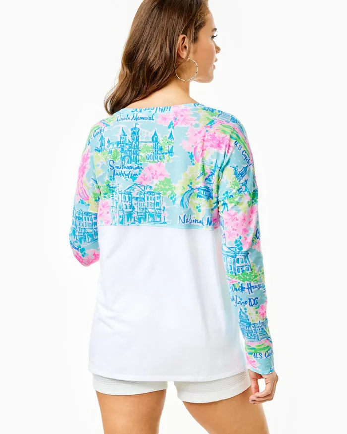 Tops Women Lilly Pulitzer Finn Top Multi Lilly Loves Dc