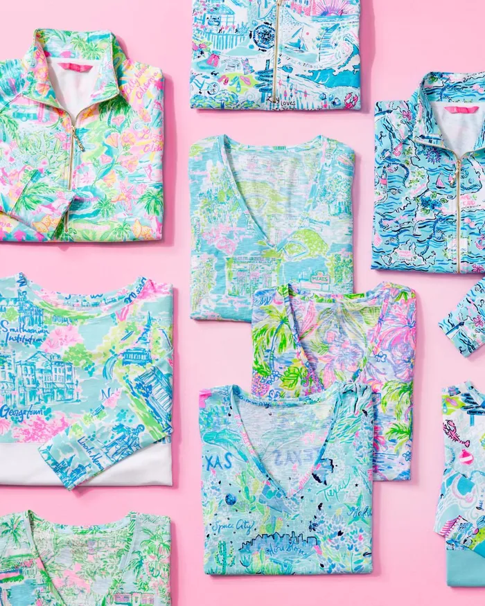 Tops Women Lilly Pulitzer Finn Top Multi Lilly Loves Dc