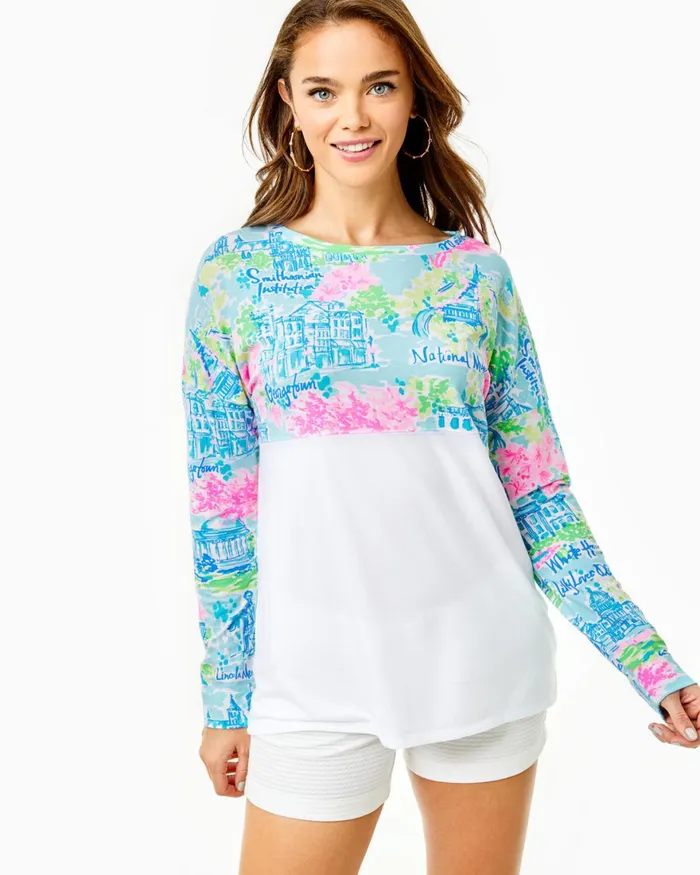 Tops Women Lilly Pulitzer Finn Top Multi Lilly Loves Dc
