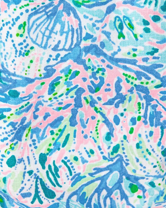 Tops Women Lilly Pulitzer Sea View Linen Button Down Top Pistachio Green Tops Women Lilly Pulitzer Sea View Linen Button Down Top Pistachio Green