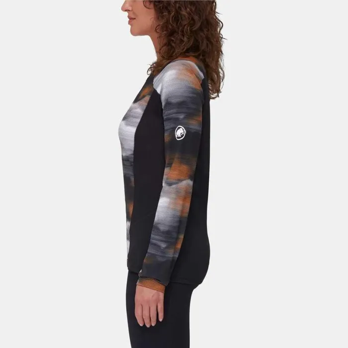 Tops Women Mammut Aenergy FL Longsleeve Light Fader Black