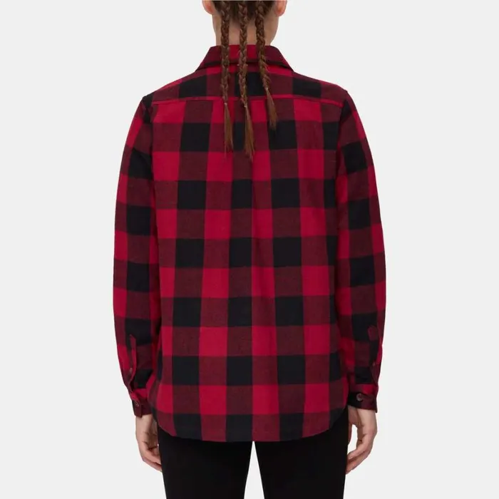 Tops Women Mammut Tamaro Longsleeve Shirt Blood Redblack Tops Women Mammut Tamaro Longsleeve Shirt Blood Redblack