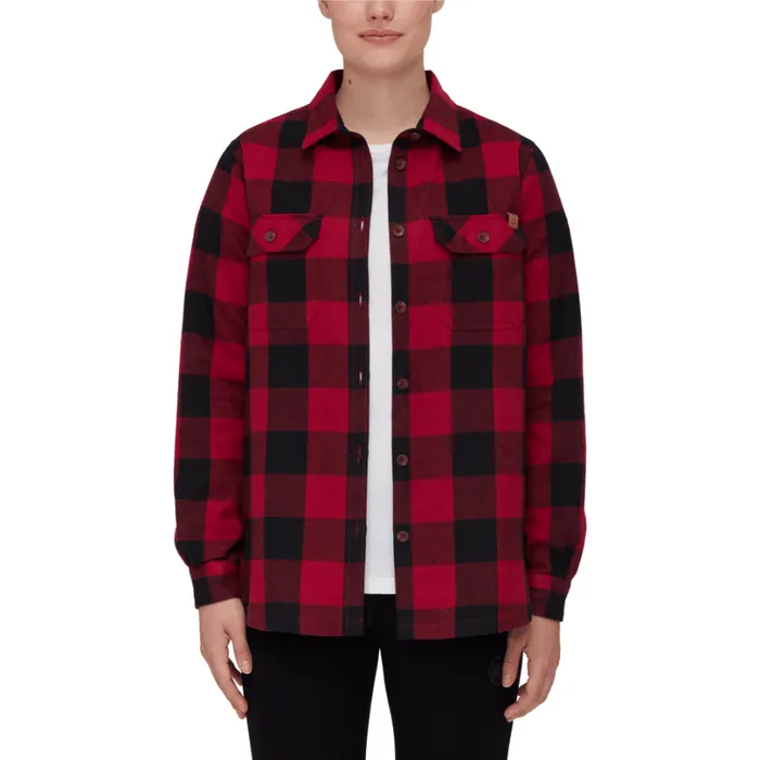 Tops Women Mammut Tamaro Longsleeve Shirt Blood Redblack Tops Women Mammut Tamaro Longsleeve Shirt Blood Redblack