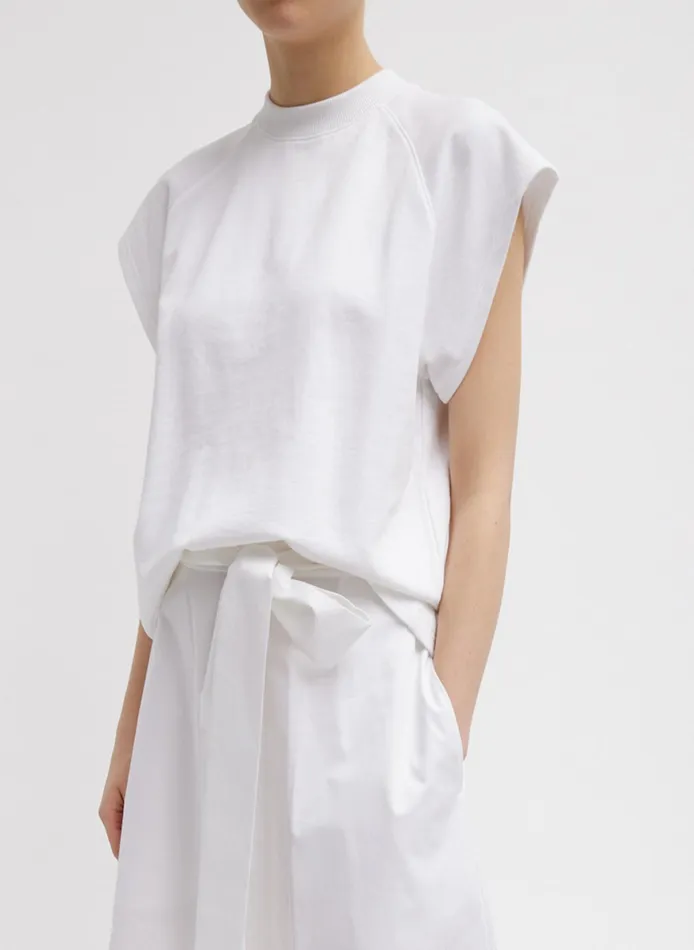 Tops Women Tibi Summer Sweatshirting Sleeveless Easy Top