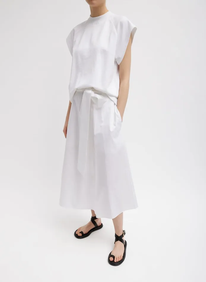 Tops Women Tibi Summer Sweatshirting Sleeveless Easy Top