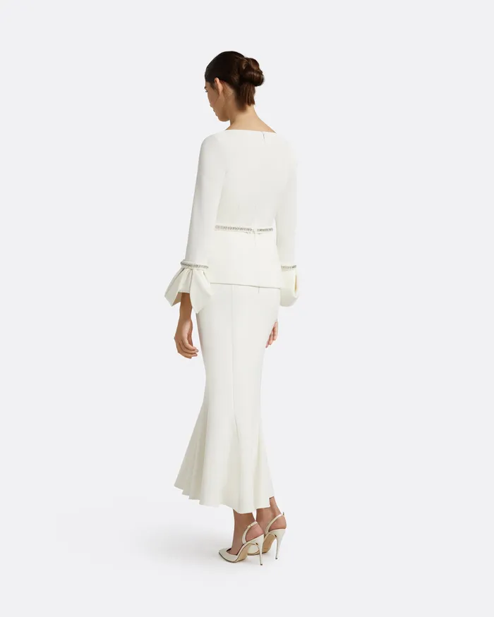 Tottie Ivory Top Ivory Tops Safiyaa Women