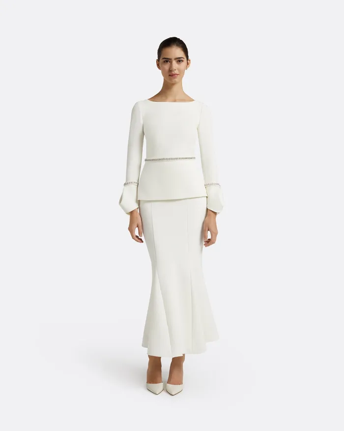 Tottie Ivory Top Ivory Tops Safiyaa Women