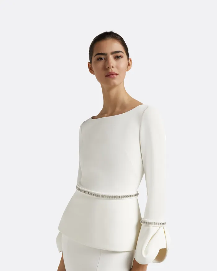 Tottie Ivory Top Ivory Tops Safiyaa Women
