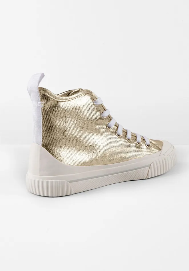 Trainers Women Hush Skye Hi Top Trainers Gold