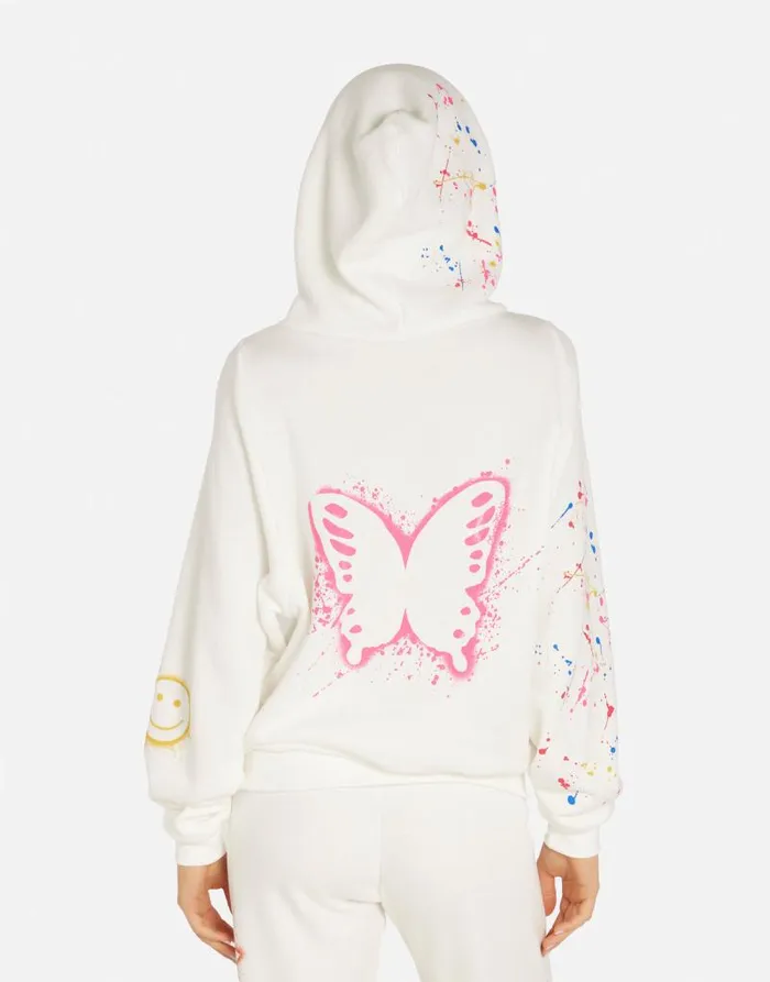 Trina Splatter Elements Milk Women Lauren Moshi Hoodies