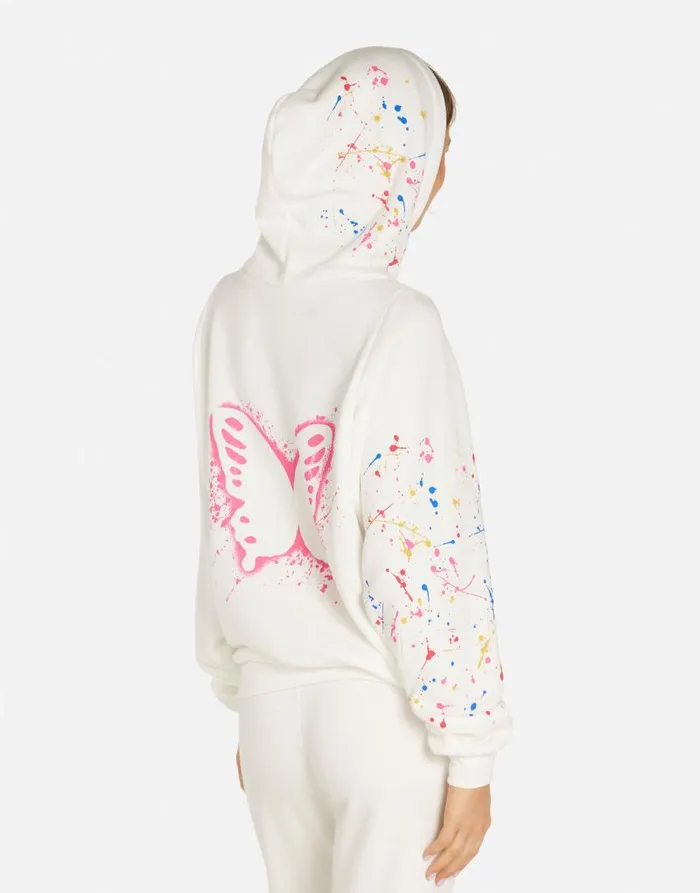 Trina Splatter Elements Milk Women Lauren Moshi Hoodies