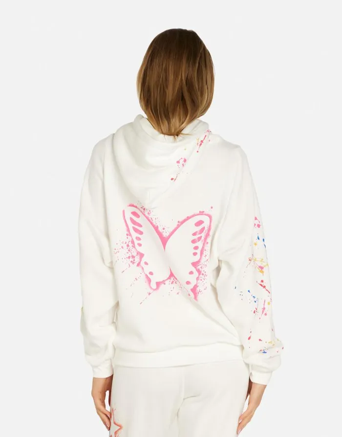 Trina Splatter Elements Milk Women Lauren Moshi Hoodies