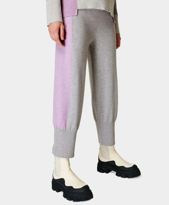 Trousers Mercer Colour Block Trouser Shell Pink Sweaty Betty Women