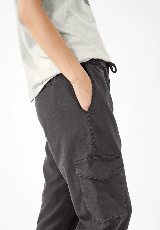 Trousers Women Hush Washed Cargo Trousers Washed Black