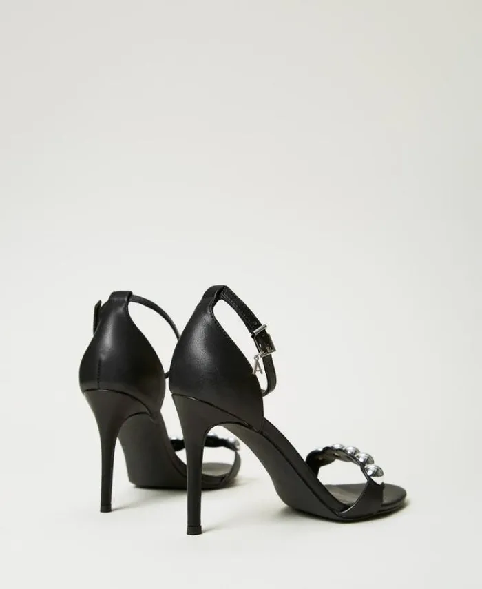Twinset Court Shoes And Sandals Sandals With Studs Black 8211 Shoes