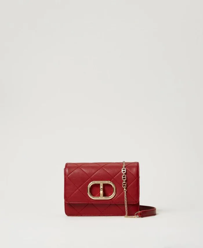 Twinset Shoulder Bags Shoulder Bag With Oval T Closure Pompeiian Red 8211 Bags